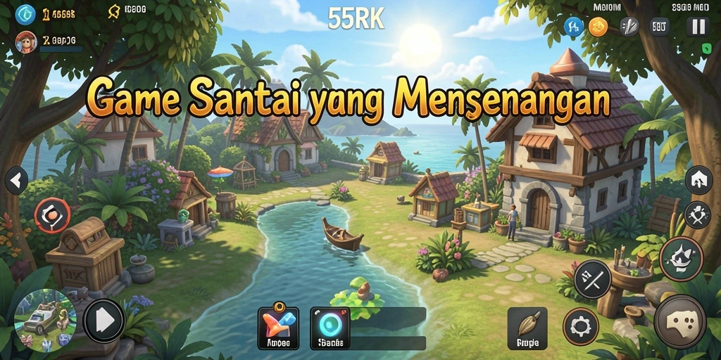 Gameplay seru dan menarik dari 55RK yang penuh warna.