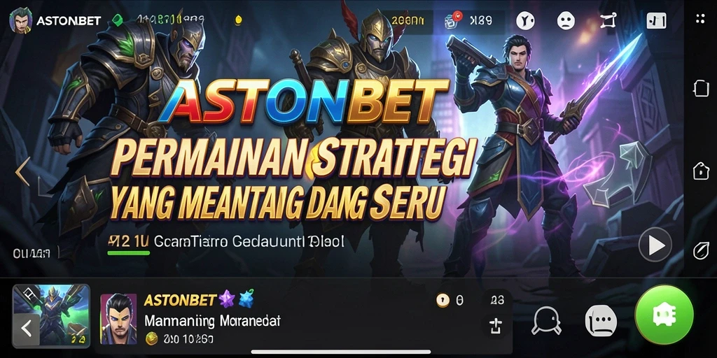 Tampilan gameplay ASTONBET yang memukau dan penuh strategi.