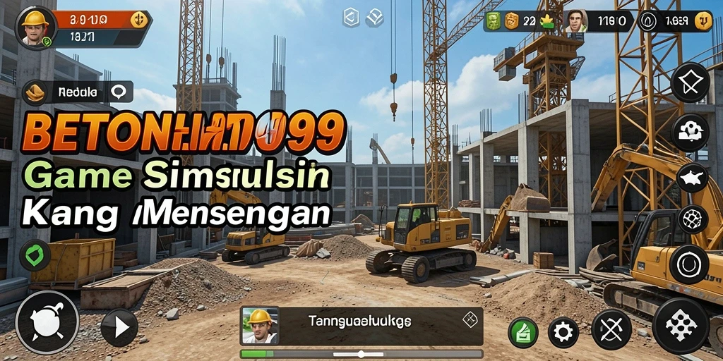 Gameplay seru BETON999 dengan simulasi konstruksi realistis.
