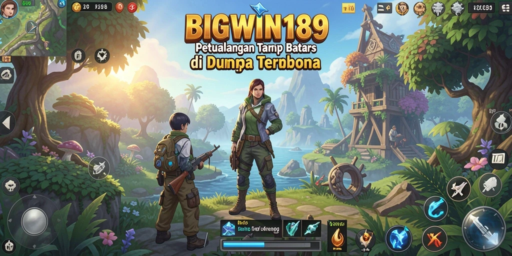 Screenshot gameplay <strong>BIGWIN189</strong> menampilkan dunia terbuka yang memukau.