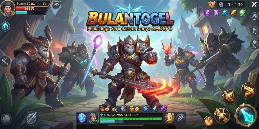 Tampilan gameplay yang memukau dalam BULANTOGEL.