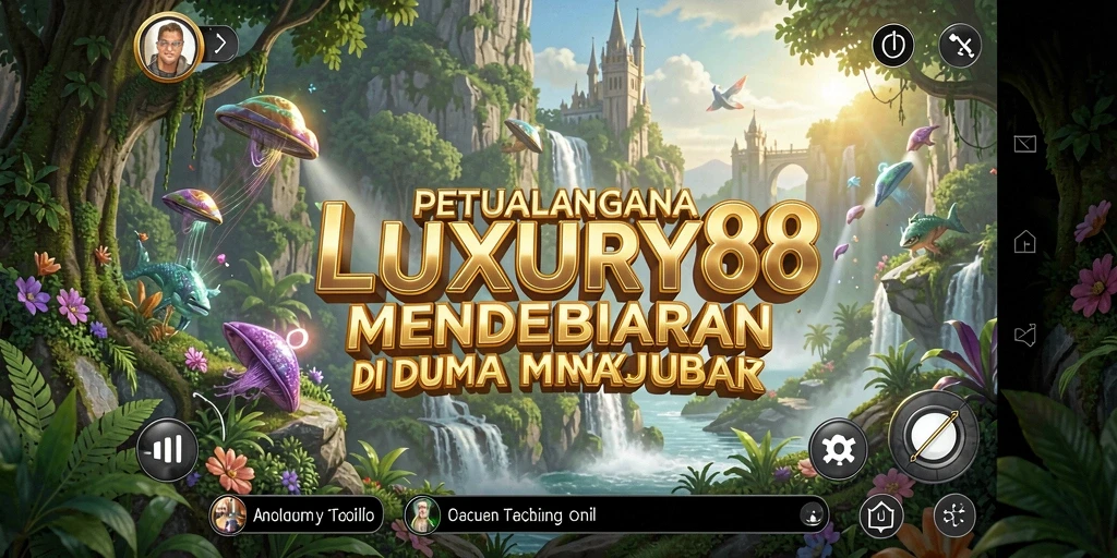 Tampilan gameplay LUXURY88 penuh aksi dan keindahan alam.