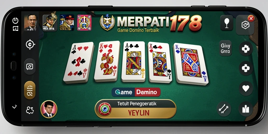 Tampilan menarik dari gameplay Domino MERPATI178 yang seru.