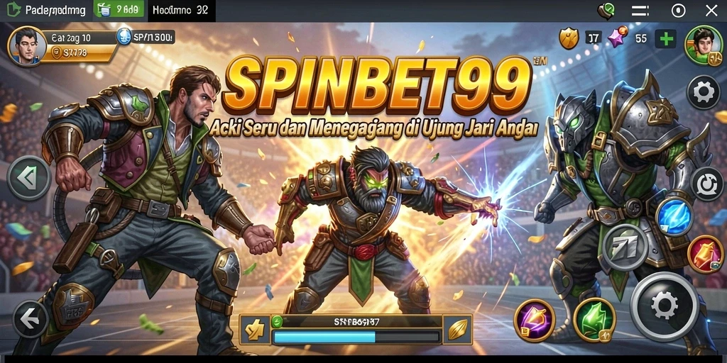Screenshot SPINBET99 menampilkan pertarungan mendebarkan dengan grafis menawan.