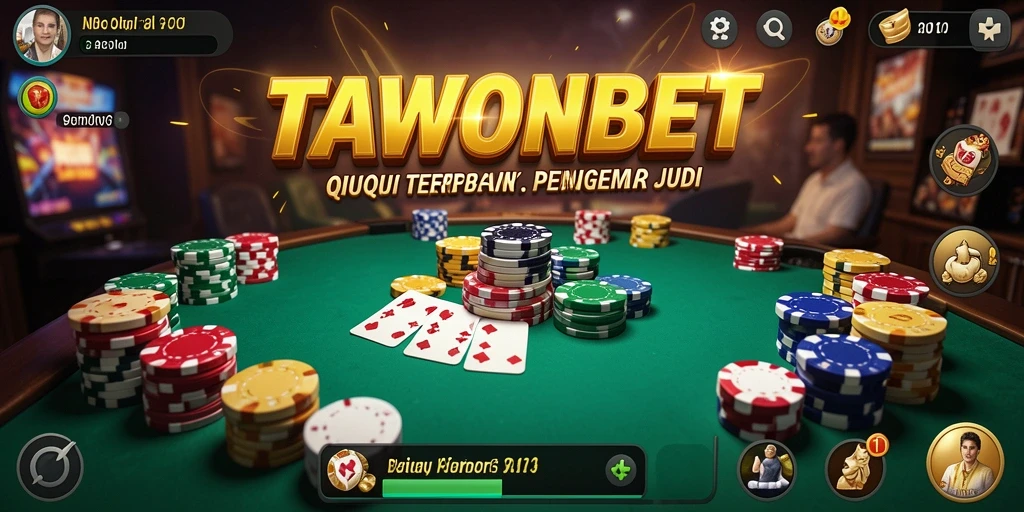 Screenshot utama TAWONBET menampilkan antarmuka permainan QiuQiu yang menarik.