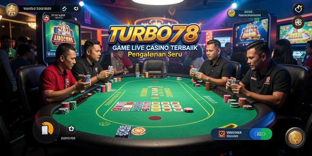 Gameplay seru di TURBO78 dengan dealer langsung.