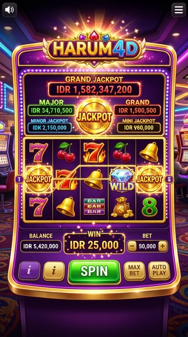 Antarmuka pengguna harum4d yang intuitif dan menarik.
